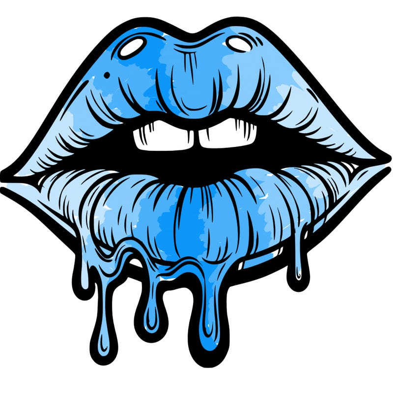 lips that look realistic and drip