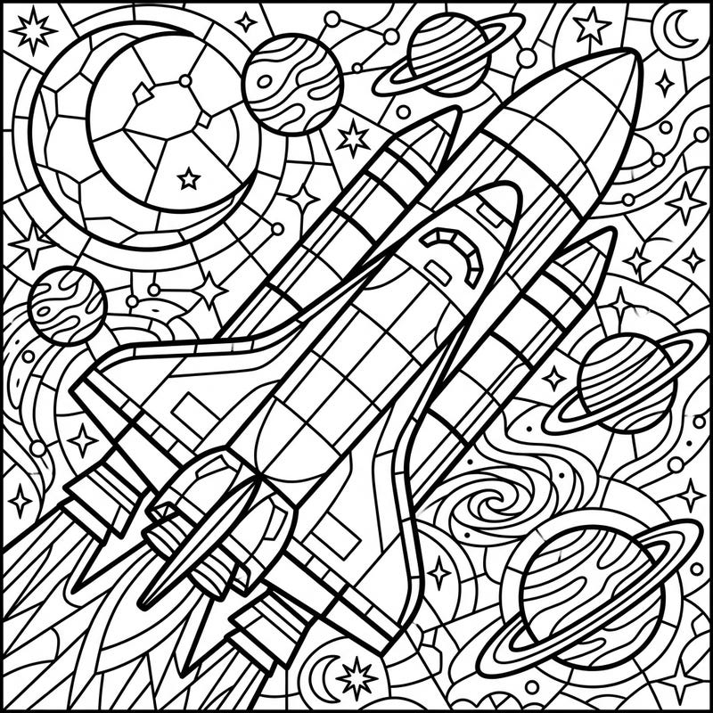 316 Stained Glass Coloring Pages - Free & Printable — Color Pop
