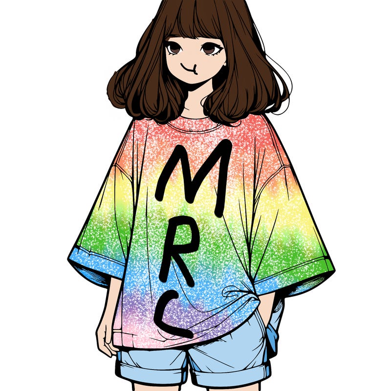 realistic girl with big t shirt and shorts