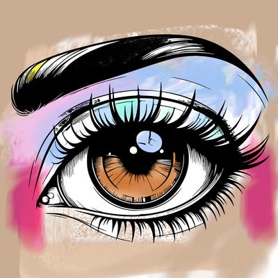 realistic eye
