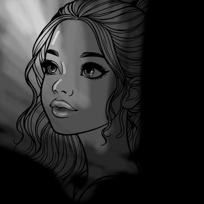 beautiful realistic girl