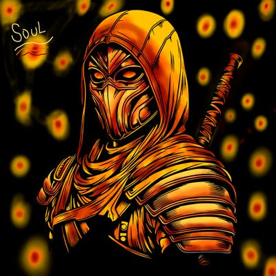 realistic deadpool warrior