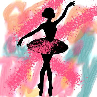 realistic ballerina