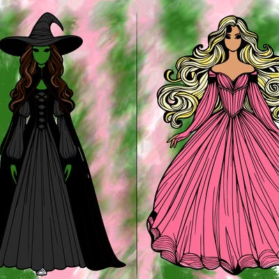 elphaba and glinda