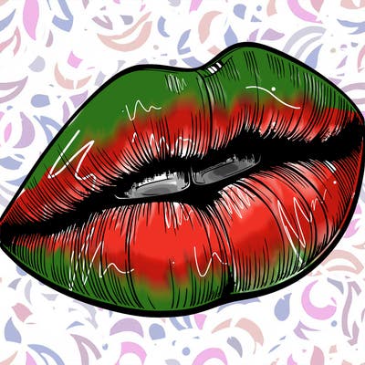 realistic lips