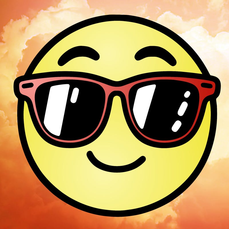 emoji with sunglasses