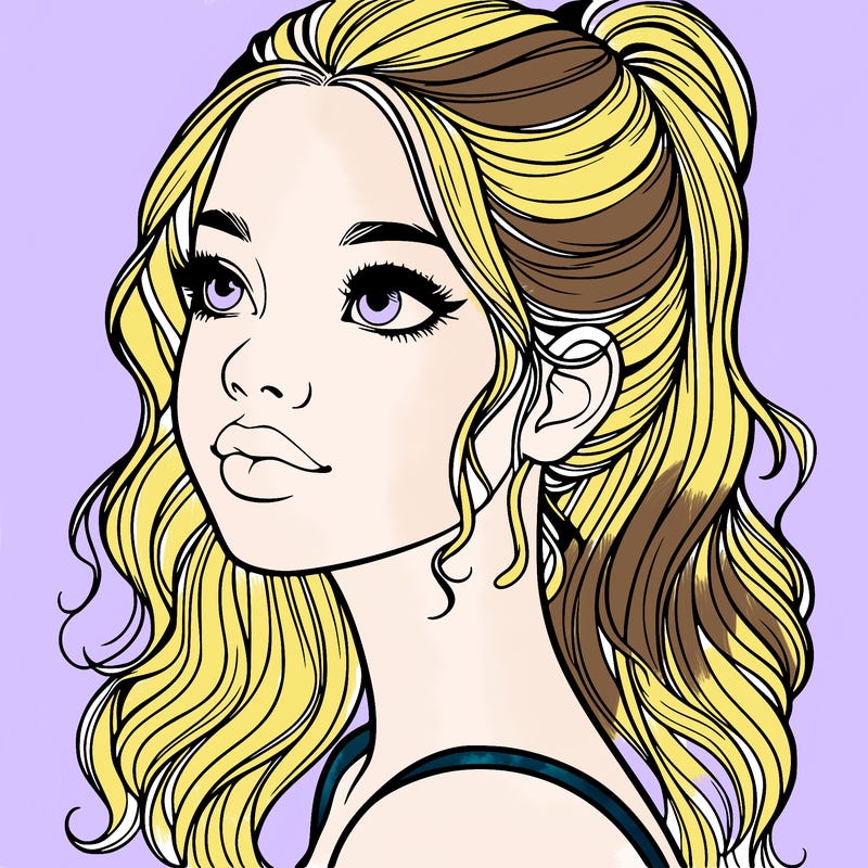 beautiful realistic girl