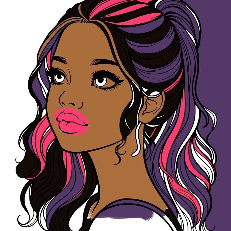 beautiful realistic girl