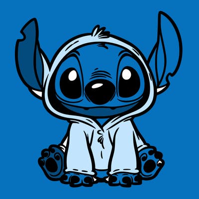 stitch in a dog costume