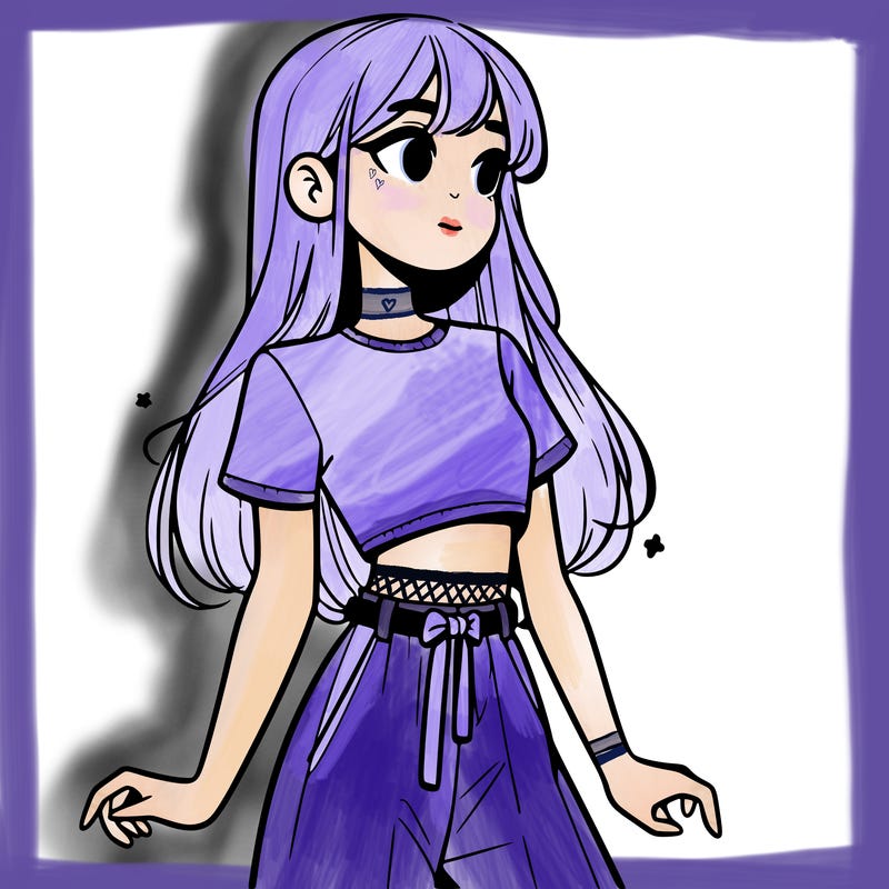 girl in a cute crop top