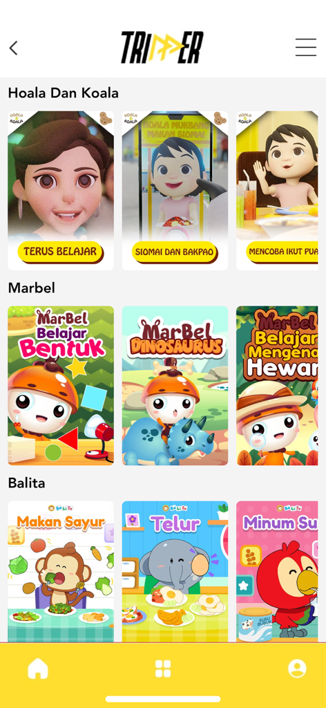 Tripper Travel - Tripper Travelアプリのスクリーン、子供向けエンターテイメントと教育ビデオカテゴリを表示