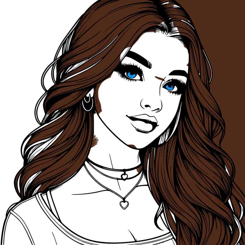 detailed realistic girl