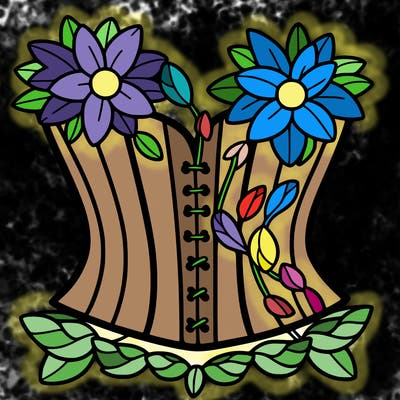 flower corset