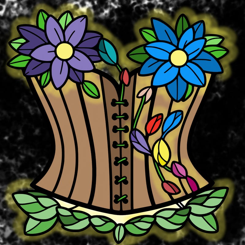 flower corset