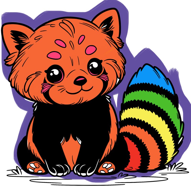 red panda