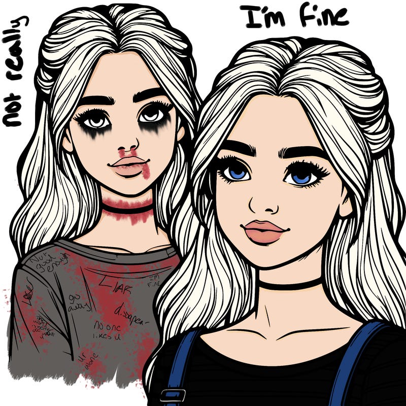 realistic teen girl