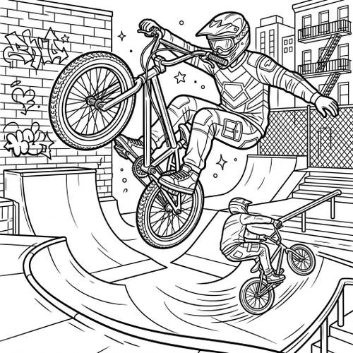 Freestyle BMX Riders