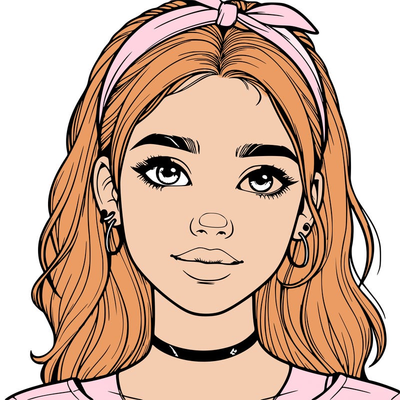 realistic teenage girl