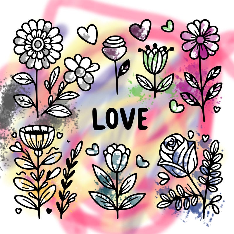 love described by flowers