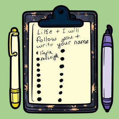 blank clip board with pen