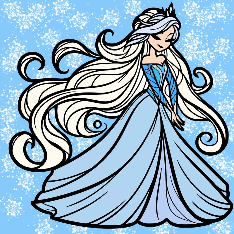 elsa as queen