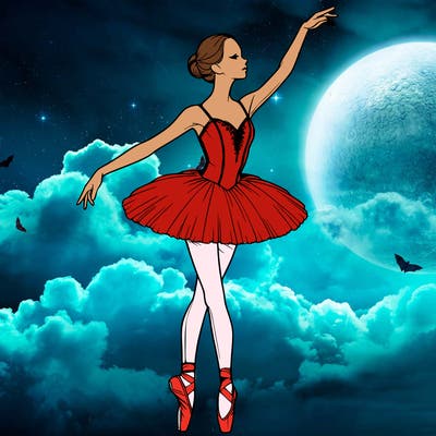realistic ballerina