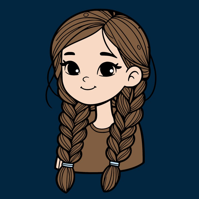 girl with braids
