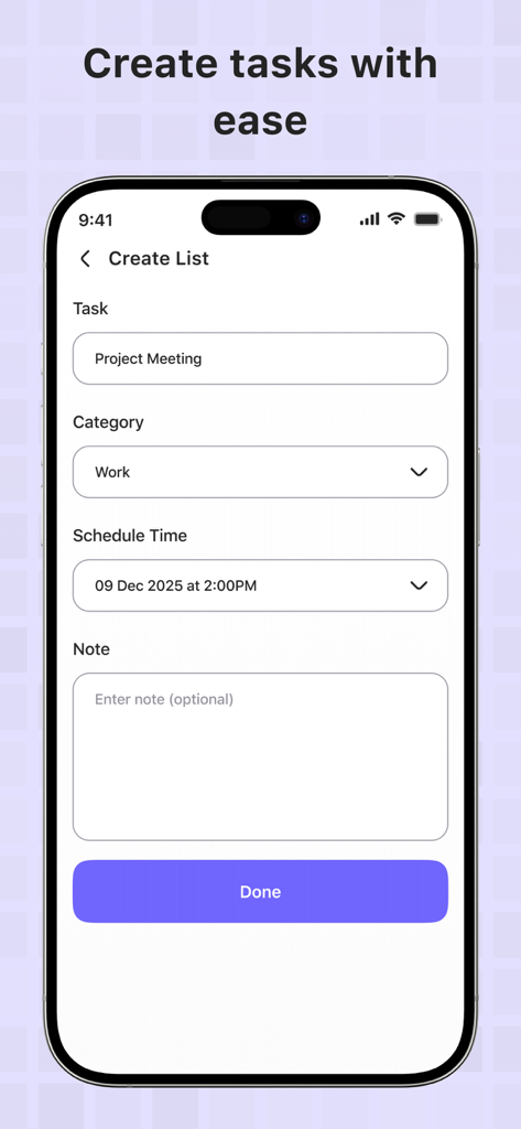 To-Do List - Schedule Planner - Business App | MWM