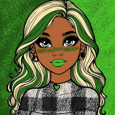 realistic pretty girl