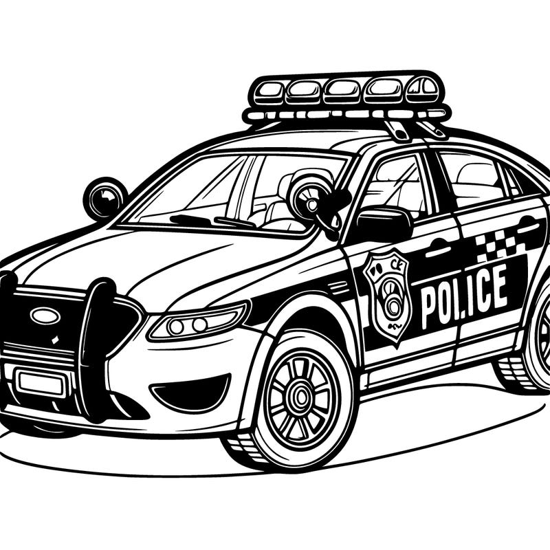 police car