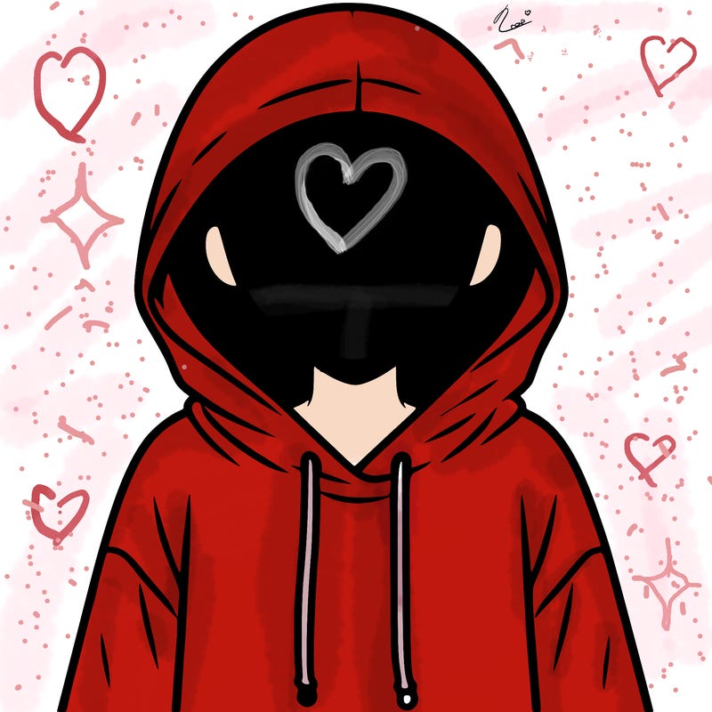 faceless girl in hoodie