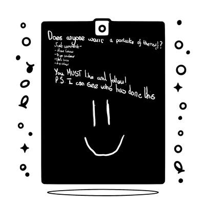 blank piece of paper
