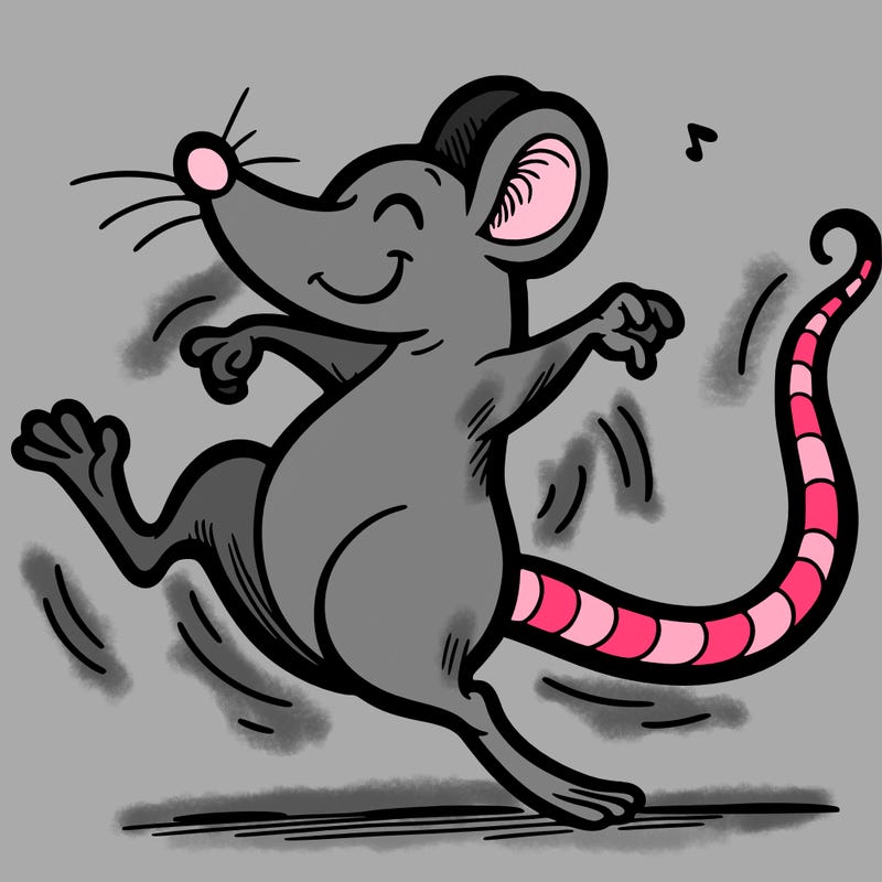 a dancing rat