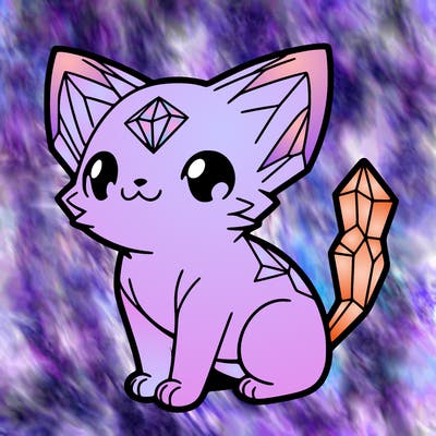 crystal kitten