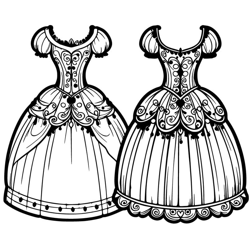 elegant princess dress