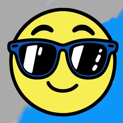 emoji with sunglasses