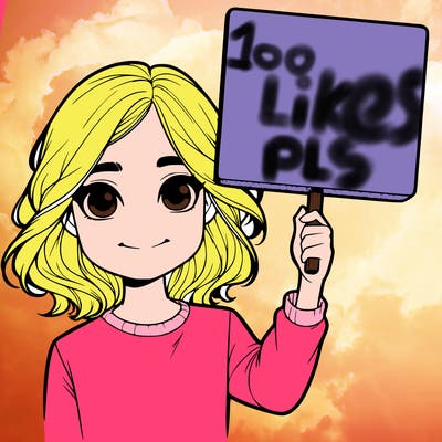 realistic girl holding up a sign