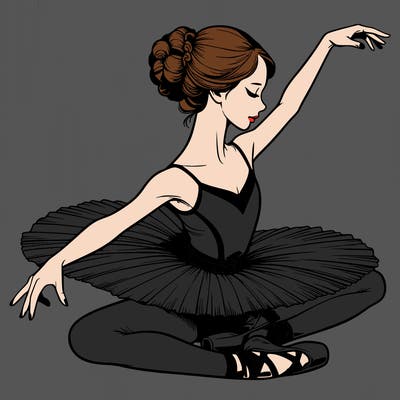 realistic ballarina