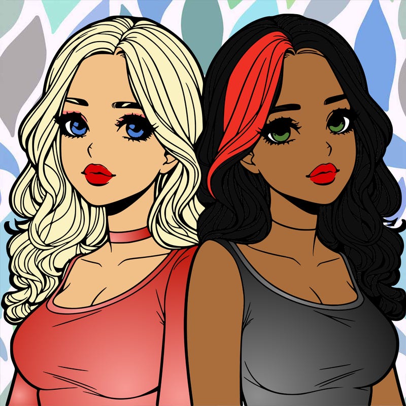 realistic twin sisters