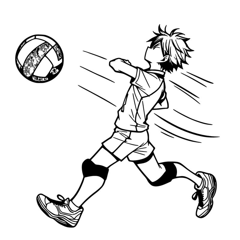 manga character atsumu myia from haikyuu
