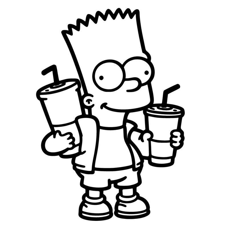 bart with double cup