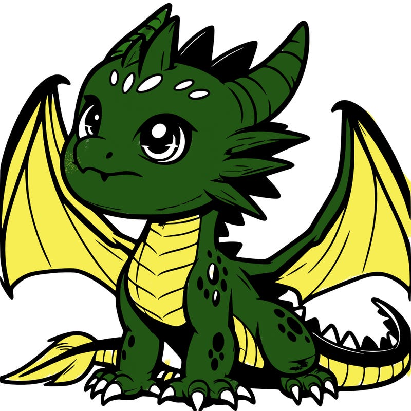 fierce baby night dragon