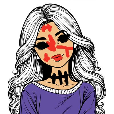 realistic beautiful girl