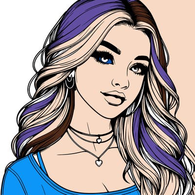 detailed realistic girl