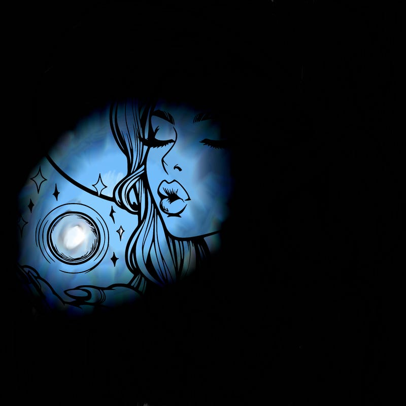 realistic elf casting a spell with lips