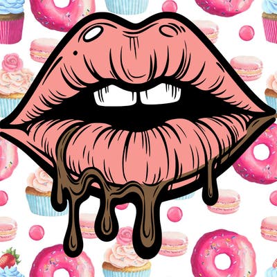 lips that look realistic and drip