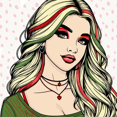 detailed realistic girl