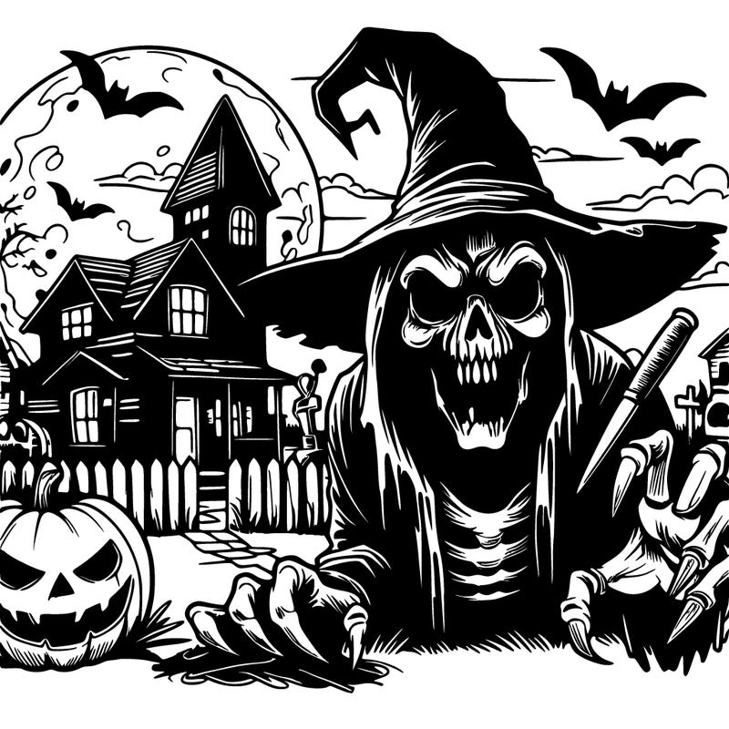 scary halloween realistic