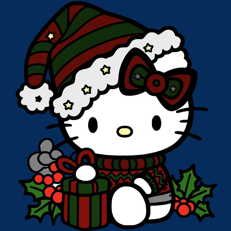 christmas hello kitty
