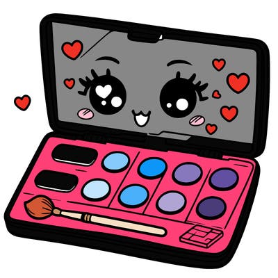 makeup pallet